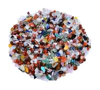 Bulk Crystal Natural Moonstone Crystal Crushed Stone Ornament Blue Moonlight Fish Tank Planter Decoration Landscaping for Tumbling(7-9mm,1000g)