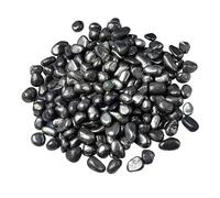 Bulk Crystal Natural Pyrite Crystal Crushed Stone Small Particles Aquarium Bedding Planter Landscaping Decorative Stone for Tumbling(500G,9-12mm)