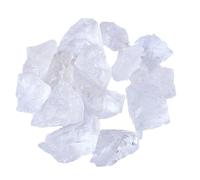 Bulk Crystal Natural Translucent White Crystal Crushed Stone Diffuser Stone Aromatherapy Stone Crystal for Home Office Ornaments for Tumbling(3-5cm,1000g)