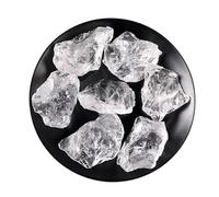 Bulk Crystal Natural White Crystal Demagnetization Stone Large Particles of Aroma Stone Expansion Stone Decorative Fish Tank Daily Home Furnishings for Tumbling(3-5cm500g)