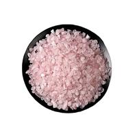 Bulk Crystal Pink Crystal Gravel Landscape Decoration Ornaments Diffuser Stone Aromatherapy Stone Fish Tank Flower Pot Crystal Crafts Decorative Stone for Tumbling(3-5mm1000g)