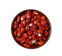 Bulk Crystal Red Jasper Tumbled Stone Amoy Sand Large Particles of Aroma Diffuser Stone Flower Pot Paving Stone for Tumbling(2-3cm100g)