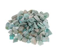 Bulk Crystal Stones Fish Tank Ornament 500g Natural Blue Decor | Vase Beads Glass Pebbles, Floral Arrangements and Party Decoration, Random Shining Pieces for Plants
