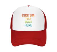 Bulk Custom Hat for Men Customized Hats with Business Logo Custom Baseball Cap Design Your Own Text Photo Personalized Baseball Caps OZ3EG542 Red