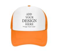 Bulk Custom Hat for Men Customized Hats with Business Logo Custom Baseball Cap Design Your Own Text Photo Personalized Baseball Caps OZ3EG475 Orange