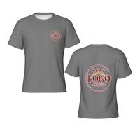 Bulk Custom T Shirt Fot Men Custom T Shirt Design Your Own Personalized T Shirts RFSS54R12767 Small Gray