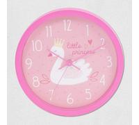 BULK DEAL FOR RESALE 12 Little Princess Swan Pink Wall Clock Battery Operated