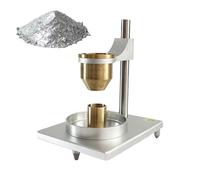 Bulk Density Meter, Powder Tester for Flow & Density, Adjustable Height, 2.5mm & 5.0mm Brass Funnel, Suitable for Metallic & Non-Metallic Powders, +/-0.4s