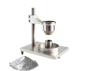 Bulk Density Meter, Stainless Steel Flow Meter, 2.5mm & 5.0mm Orifices, ±0.4s Accuracy, 60° Angle, Complete Kit with 25ml Cup for Metallic & Non-Metallic Powders