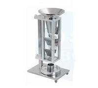 Bulk Density Tester 25ml for Lab Use, Precision Density Measuring Instrument with Stainless Steel 1.18mm Sieve for Natural Volume Measurement