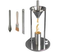 Bulk Density Tester for Powders, Precision Stainless Steel Meter with Funnel for Laboratory and Industrial Material Analysis