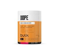Bulk Dope Pre-Workout Powder | Fruit Punch | 3g Creatine per Serving | 200mg Caffeine | Citrulline Malate & Arginine AKG | Beta-Alanine | Energy, Focus & Performance | 510g Supplement