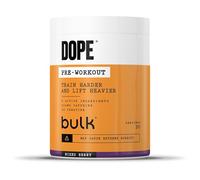 Bulk Dope Pre-Workout Powder | Mixed Berry | 3g Creatine per Serving | 200mg Caffeine | Citrulline Malate & Arginine AKG | Beta-Alanine | Energy, Focus & Performance | 510g Supplement
