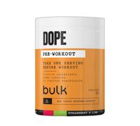 Bulk Dope Pre-Workout Powder, Strawberry & Lime, Energy Drink with Beta Alanine, Creatine, Caffeine, Arganine (AAKG), Citrulline, Taurine, Vitamin B6, 510 g, 30 Servings
