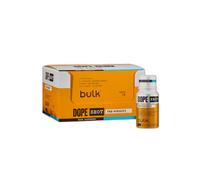 Bulk Dope Shots Pre-Workout Drink | Blue Raspberry | Box of 12 x 60ml On-The-Go Shots | High Strength 200mg Caffeine & 3.2g Beta Alanine | Supports Energy & Focus for The Gym
