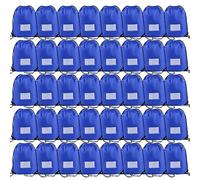 Bulk Drawstring Bags, Gym Sports Cinch Bag Drawstring Backpack-color fuchsia, Royal Blue, Classic