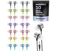 Bulk Earbuds Pack of 10 - Cheap Wired Earbuds for Classrooms, Schools, and Students - Ear Buds Bulk Multipack with 3.5mm Jack - Wired Headphones Bulk for Teachers, Libraries, and Businesses