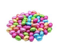 Bulk Easter Egg Hunt Chocolates 500g - Milk Chocolate Foil Eggs Mini Easter Eggs - Approx 100 Eggs - Kids Egg Hunt - For Boys Girls Schools