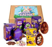 Bulk Easter Eggs Bundle - 4 x Easter Eggs Hamper - Easter Egg Hunt Hamper for Family Kids Adults - Mini Egg, Caramel, Freddo and Buttons Egg