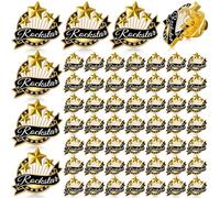 Bulk Employee Appreciation Lapel Pins 3/4 Inch Employee of the Month Enamel Pins You Make a Difference Lapel Pin for Employees Coworkers Team Christmas Gift, 0.98 x 0.79 inches, Gold Plated Alloy