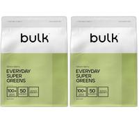 Bulk Everyday Super Greens Powder | Mixed Berries | 30 Servings | with 50 Vitamins, Minerals & Superfoods | High in Vitamin C, D & B12 | Supports Immunity & Daily Wellness (Pack of 2)