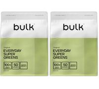 Bulk Everyday Super Greens Powder | Original | 30 Servings | with 50 Vitamins, Minerals & Superfoods | High in Vitamin C, D & B12 | Supports Immunity & Daily Wellness (Pack of 2)