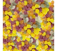 Bulk Fruit Mix, 100% Vegan Gummies Premium Quality, All-Natural, Non-GMO, Dairy-Free, GMP Certified Wellness Treats -
