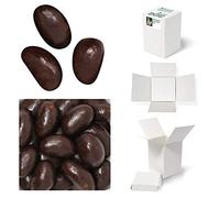 Bulk Gourmet Emporium Dark Chocolate Roasted Brazil Nuts 380g - Premium Belgian Chocolate Coated Nuts - Vegetarian, Halal Friendly, Palm Oil Free, Plastic-Free Packaging - Luxury Gift