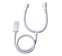 Bulk Hardware BH01731 Shower Shampoo Hose Tap Push Fit White PVC -1 Pcs Portable Sink fit