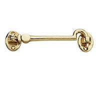 Bulk Hardware BH02549 Solid Brass Silent Cabin Hook 100mm x 2