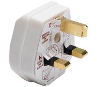 Bulk Hardware ® BH02627 Plug 13A 3 Pin Tuff White-1 Pcs