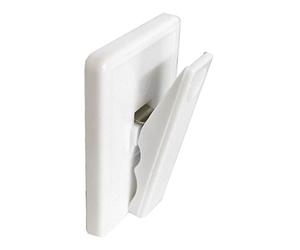 Bulk Hardware® Bill - Ticket Clips Self Adhesive 48 x 32mm White 10 Clips