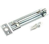 Bulk Hardware Cranked Swan Neck Surface Slide Door Bolt, 150 mm (6 inch) (BH00770)