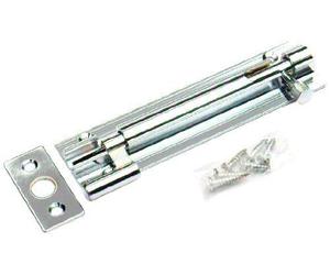 Bulk Hardware Cranked Swan Neck Surface Slide Door Bolt, 150 mm (6 inch) (BH00770)