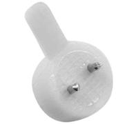 Bulk Hardware Plastic Non -Trace Hardwall Picture Hook, 23 mm - Small, Pack of 50