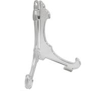 Bulk Hardware Plate Stands Assorted Sizes And Colours (To Fit Plates 150mm-250mm (6-10 Inch), Clear Plastic - 1 Stand)