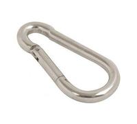 Bulk Hardware Snap Hook 3/16 Inch (M5) BZP Pack of 5