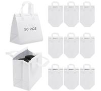 Bulk Insulated Takeaway Bags, 50 Thermal Cooler Bags For Pizza, Coffee, Milk Tea, And Groceries