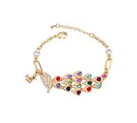 Bulk Jewelry Jewelry Rhinestone Colorful Bracelet Fashion Shiny Bracelet Bracelets Watch Minder (Multicolor, One Size)
