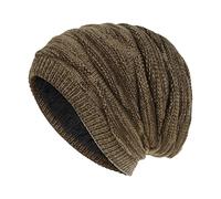Bulk Ladies Hats Unisex Fashion Solid Color Casual Knitted Hat Warm Plus Velvet Outdoor Knitted Winter Hat Hat with Leather Trim Adjustable Riding Hats Mens Winter Hats with Ear Flaps