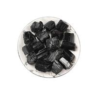 Bulk Natural Crystal Rough Stone Natural Black Tourmaline Stone Home Ornaments Jewelry Incense Diffuser Stone Citrine Crushed Stone Fish Tank Landscape Ornaments Rocks Stones and Crystals(2-3cm100g)