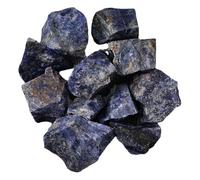 Bulk Natural Crystal Rough Stone Natural Blue Stone Home Ornaments Jewelry Incense Diffuser Stone Citrine Crushed Stone Fish Tank Landscape Ornaments Rocks Stones and Crystals(1-2cm100g)