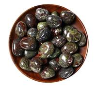 Bulk Natural Crystal Rough Stone Natural Dragon Blood Stone Tumbled Stone Polished Polished Stone Fish Tank Stone Landscape Decoration Ornament Ore Rocks Stones and Crystals(3-4cm100g)