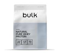 Bulk Natural Pure Whey Protein Concentrate, Shake Sweetened With Stevia, Vanilla, 2.5 kg, 83 Servings, Packaging May Vary