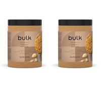 Bulk Natural Roasted Peanut Butter Tub, Crunchy, 1 kg, Packaging May Vary (Pack of 2)