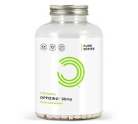 BULK POWDERS Pure OptiZinc Tablets, 30 mg, Pack of 270