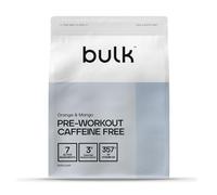 Bulk Pre Workout Caffeine Free, Orange & Mango, 300 g