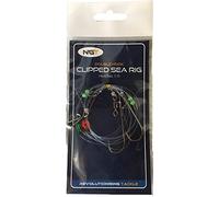 Bulk Purchase 10 x NGT Single Hook Clipped Sea Fishing Rigs
