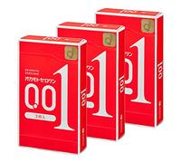 [Bulk Purchase Set] Okamoto Zero One 0.01 mm 3 pieces × 3 boxes
