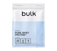 Bulk Pure Whey Protein Powder, Banana, 1kg | 22g Protein and 5g BCAAs per Scoop, Whey Concentrate Shake, Low Sugar, Supports Muscle Growth and Repair, Smooth Mixing